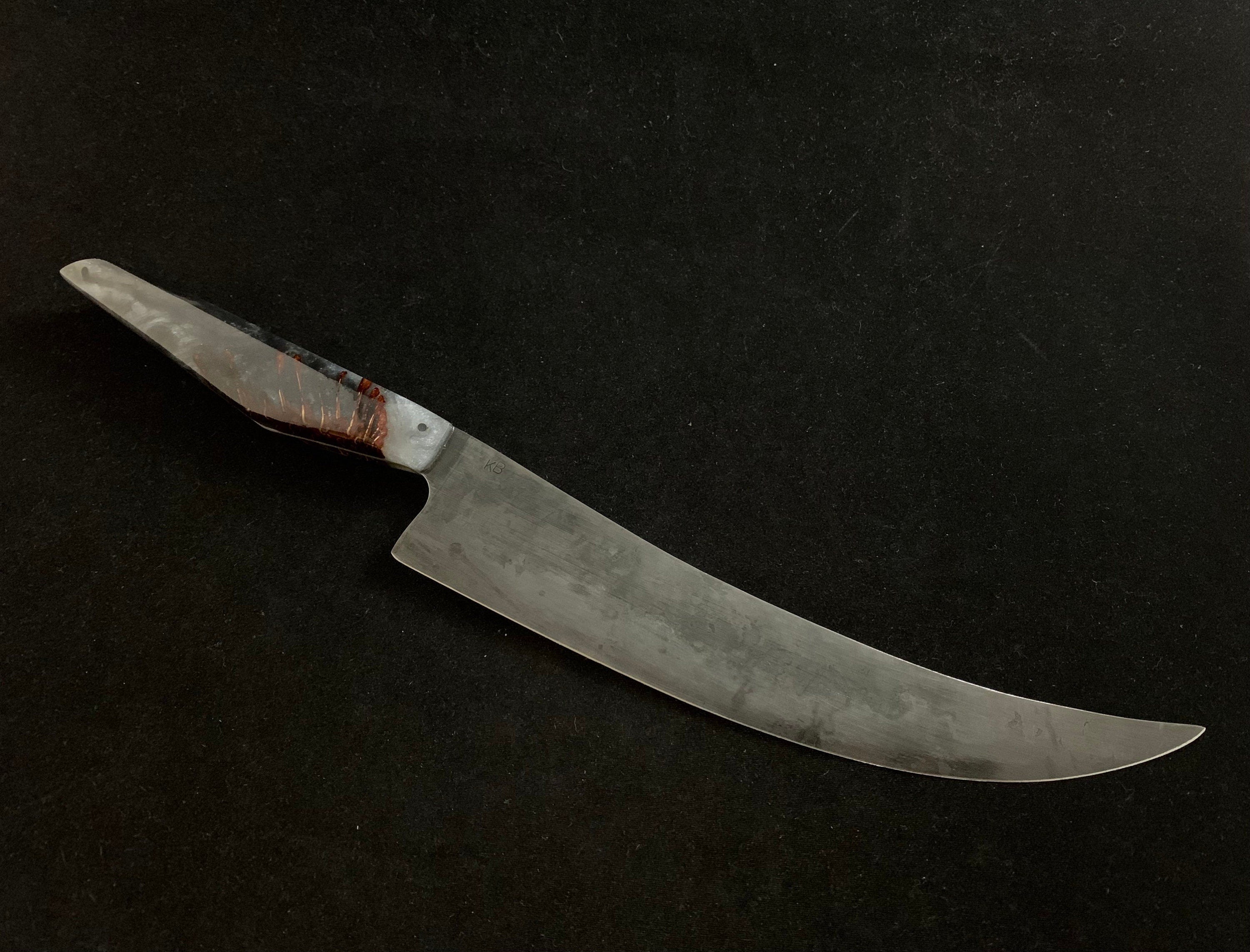 Butcher style chef knife